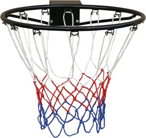 Basketball Solid Rim Basketball Net Indoor Outdoor Hanging Basketball Goal with All Weather Net Wall Mounted Basketball Hoop 1