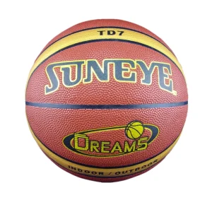 Basketball Standard Laminated Size 7 Made of Rubber for Training and Game Leather Material for Toy Use
