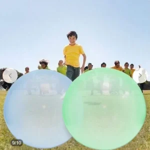 Beejay 120cm Water Ball Bubble Toy Outdoor Beach Soft Rubber Ball Transparent Bounce Water Balloon for Children