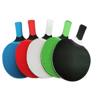 Beginner Table Tennis Racket Set of 2 with Balls for Family Outdoor Recreational Play