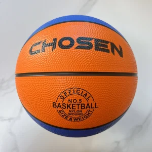 Best Selling Custom Logo Rubber Basketball Size 5