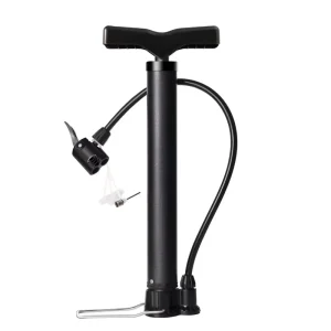 Bicycle Pump Ball Pump 120 PSI Air Pump with Presta and Schrader Valve for All Bikes and Balls