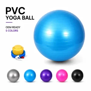 Big Yoga Ball 55cm for Full Body Exercise Pregnancy Fitness Active Sitting Balance and Core Strength Training