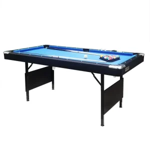 Billiards 6FT Foldable Leg Billiard Pool Table for Saving Space Used in Club Bar and Family