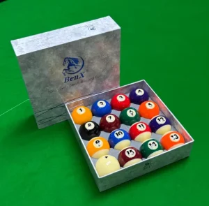 Billiards 8A Grade Crystal Pool Balls High End Chinese Black 8 Durable American Crystal 57.2