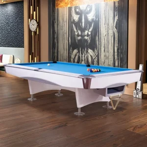 Billiards Factory Billiard Pool Table with Jiujiang Black Slate for Sale