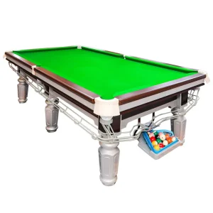Billiards Table Standard Chinese style Black Eight Oak Wood Ball Collector 2.75×2.83m Billiards Hall Household Commercial