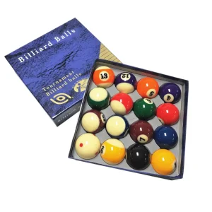 Black Eight Crystal American Style Pool Cue Complete Set of Snooker Balls Sixteen Color Resin Customizable Standard Large