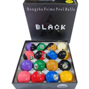 Black King Kong TV Crystal Ball Chinese Black 8 & American Nine ball 16 Color Pool for Billiards Fans