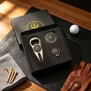 Blank Single Premium Custom Golf Copper Club 1 Prong Divot Tool Set With Money Clip Bottle Opener Custom