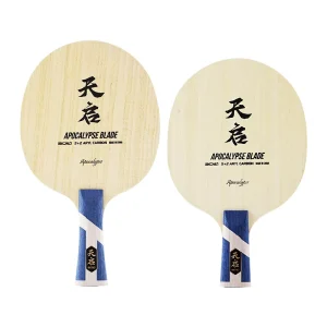 Blue Carbon Fiber Table Tennis Racket OEM Professional ALC Table Tennis Blade 5+2 Carbon