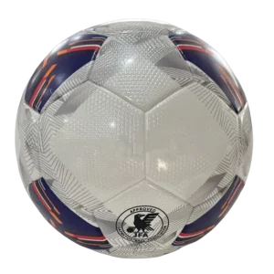 Blue Durable PU Material Football Thermal Bonding Adult Competition Customized Football Soccer Ball for Training