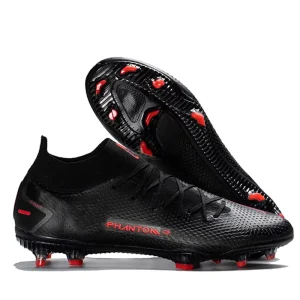 Breathable High Ankle Football Shoes for Men and Boys FG Cleats Training Shoes