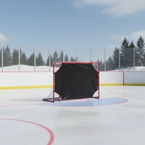 Bulk Hockey Shooting Accuracy Training Goal with Built-in Mini Target Custom OEM Service Durable Frame