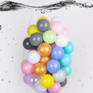 Bulk Ocean Ball Plastic Balls for Ball Pit Pool Playpen Babies Kids Children Birthday Parties Crush Proof