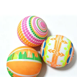 Bulk Order 9 Inch Inflatable PVC Kids Ball Colorful Custom Logo Durable Anti Wear Play Ball for Yard Indoor Outdoor Game