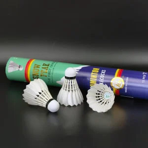C1136 Goose Feather Badminton Shuttlecock Compare To AS20 G700 Sandwich Cork Professional Tournament Competition