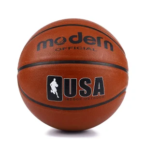 CW BKB001 7# Rubber Outdoor Sports Team Work Anti-slip Surface Deep Channel 24.6cm Basketball