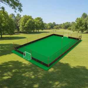 Cage Football Court Indoor Outdoor Mini Soccer Pitch With Safety Fence Netting For Community And Schools