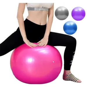 Capacity Anti-Burst and Slip Resistant Exercise Yoga Ball Fitness Ball Birthing Ball
