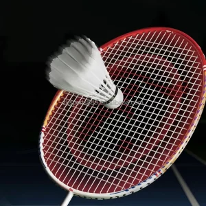 Carbon Fiber Professional 4U Offensive Badminton Rackets Set With Bag