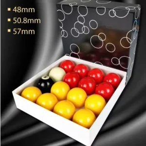 Casino Pool Balls Yellow&Red Balls 57mm B Grade
