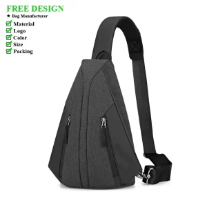 Casual Fashion Lightweight Single Shoulder Bag for Men Simple Crossbody Bag Premium Men’s Chest Bag