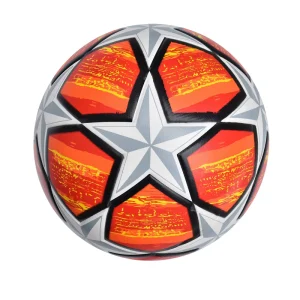 Champions League Star Size 5 Thermal Bonded PU Football Custom Logo OEM Factory for Adult Club Match and Daily Training