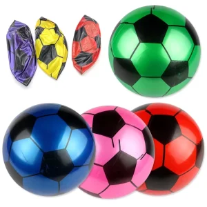 Children Soccer Ball PVC Inflatable Hand Pat Football Sports Match Elastic Balls New Random Color