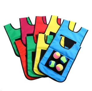 Children Throwing Dodge Ball Game Toy Vest Jersey Sticky Game Sticky Ball Children Outdoor Sports Parent Child Interactive Toys