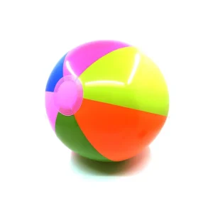 Children’s 38cm PVC Inflatable Colorful Beach Balls Custom Logo and Printing Supplied in Bags