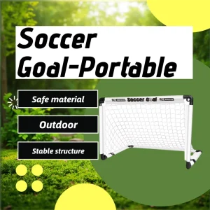 Children’s Football Folding Soccer Goal Durable Eco-Friendly Material Toy Training Outdoor Kindergarten Portable