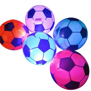 Children’s Plastic Inflatable Football Toy Watermelon Shape Hanging Rope Chain Ball Park Night Market Stall Free 4 6