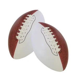 Children’s Retro Rugby Ball American Football PU Leather Toy Anti Stress Logo Style Machine Stitched for Kids