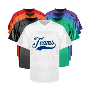 China Factory OEM American Football Wear Custom College Blank Oversize Rugby American Football Jerseys
