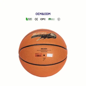 China Made Premium Microfiber Leather Basketball Custom Size 7 Thickened Easy Control Professional Official Game Ball