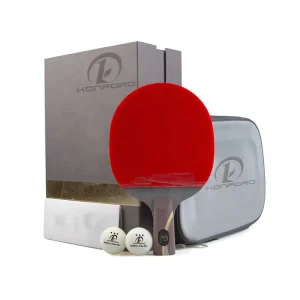 China Professional Manufacturer OEM ODM Pingpong Racket Design Logo Table Tennis Bat Professional Ping Pong Paddle Set with Case