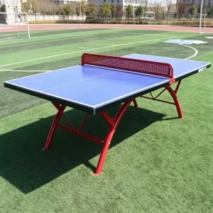 China Sophisticated Portable Outdoor Table Tennis Table SMC Board With Steel Base Ping Pong Table for Outdoor Entertainment