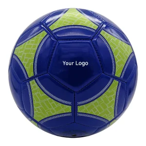 China Supplier Custom Logo Machine Stitched Soccer Ball with PVC Cover Football Custom