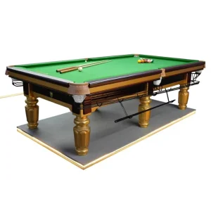 Chinese 8 Ball Standard Pool Table Oak Material Commercial Pool Hall Automatic Ball Return Home Indoor Professional 2830x1550mm