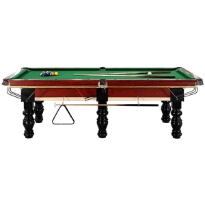 Chinese Style Black Eight Medium Solid Wood Pool Billiard Table American Standard Home Commercial Billiard Case Two in One