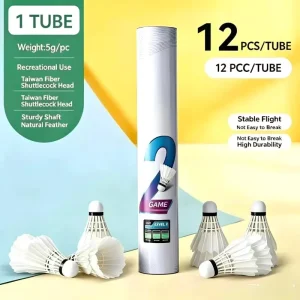 Class a Duck Feather Sandwich Cork Hybrid Lightweight Super Durable Tournament Level Badminton Shuttlecock Straight Feather