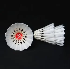 Class a Duck Feather White Two Layers Cork Professional Custom Badminton Shuttlecock A+++ Fly