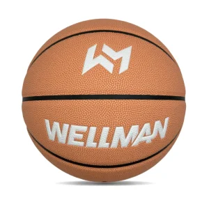 Classic PU Basketball Size 7 Thermal Bonded Orange Durable Water Resistant Eco Friendly OEM ODM