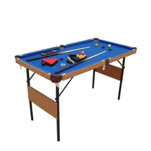 Classic Pool Billiard Table GS BT 2071 Factory Sale MDF Rubber Cushions Custom Size 139.4×74.3x80cm Includes Cue Accessories