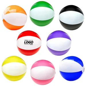 Classic Rainbow Inflatable Beach Balls Plastic Summer Swimming Pool Party Promotional Toys