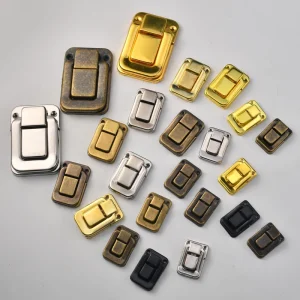 Cloxy 4 Size Metal Lock for Jewelry Box Latches Clasp Wooden Box Lock