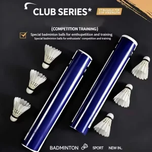Club Series Professional Hybrid Competition Training Badminton Shuttlecocks Sport Class Goose Feather Thick Shaft High