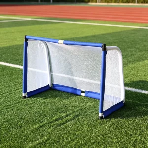 Collapsible PVC Heavy Duty Football Goal Portable Mini Soccer Net with 12-Month Warranty for Youth Training Games