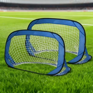 Collapsible Pop-Up Training Net, Mini Portable Soccer Goal for Backyard Indoor/Outdoor Use, Carrying Bag Included (3.94×2.6 Ft)